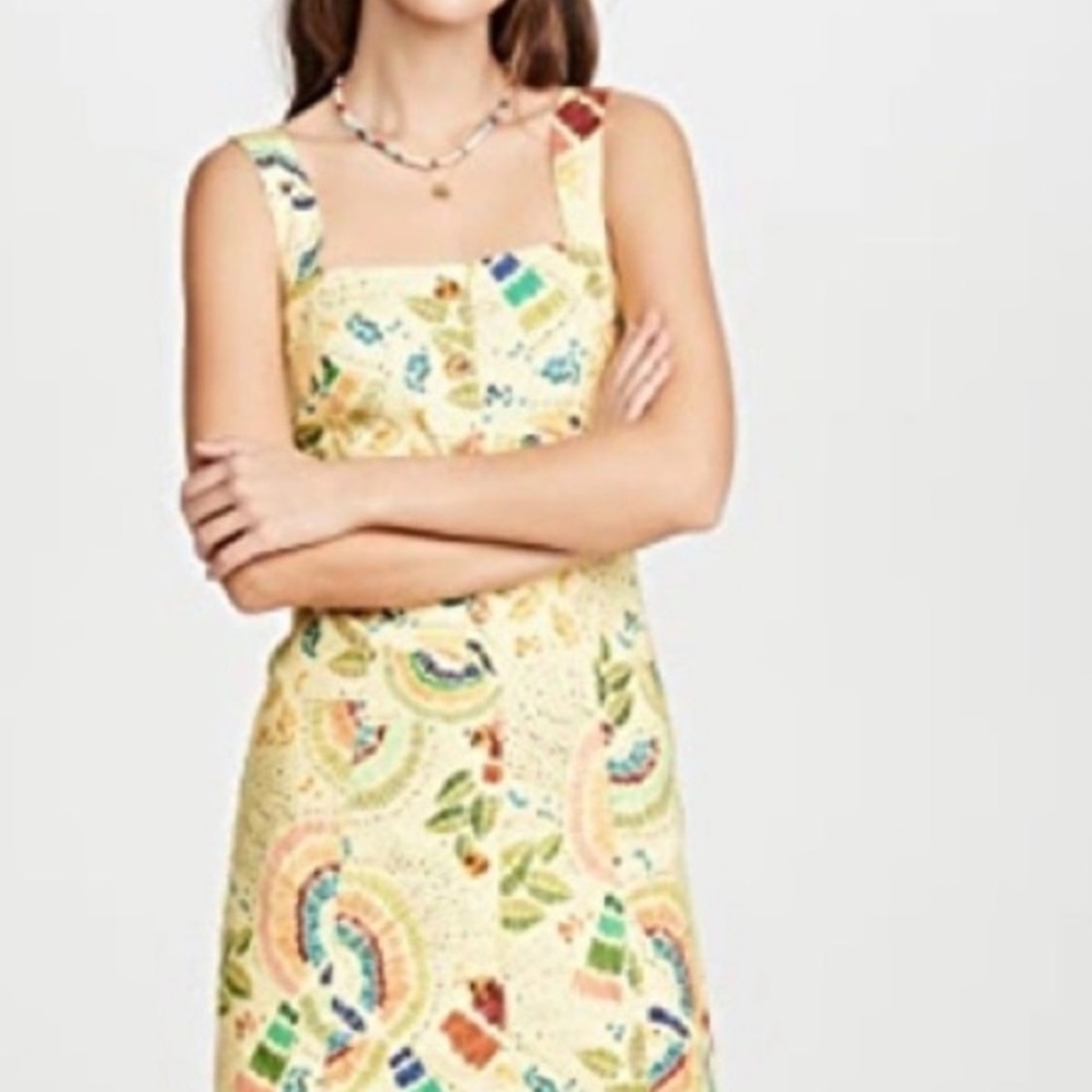 FARM RIO summer linen mini dress